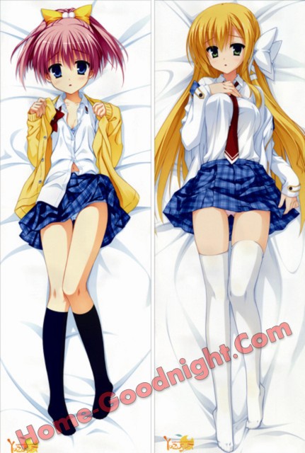 Noble Works - Hinata Kunihiro - Akari Kanemoto Anime Dakimakura Pillow Cover